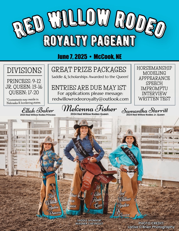 2025 Red Willow Rodeo Royalty Pageant