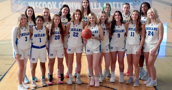 Front row from left): Kesli Cox, Nevaeh Lucero, Miah Wren, Mar Molina-Munoz, Jada Kemm, Marissa Evans, Carolina Garcia-Perdomo, Jacelyn Jorgensen, Brylyn Springer.  (Back row): Selma Cehic, Johanna Gerlach, Peyton Cox, Claudia Serrador Cortazar, Miriam Wahlqvist, Laia Izquierdo-Altimira, Stephanie Nnabuihe.