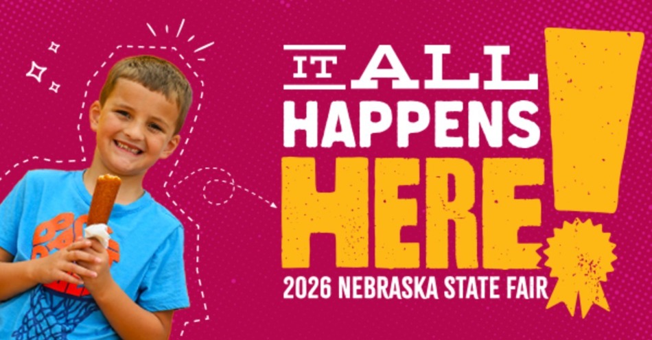 Nebraska State Fair Announces 2026 Theme: “It All Happens Here”