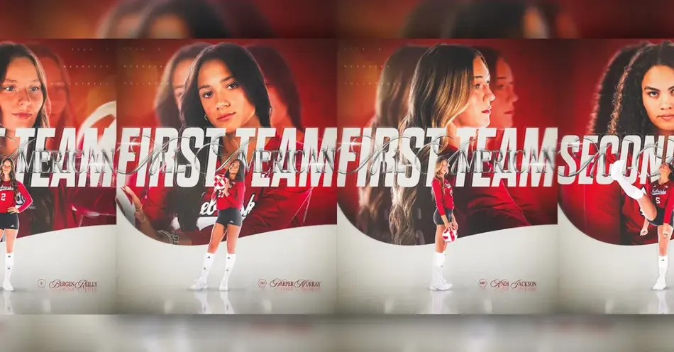 Four Huskers Named AVCA All-Americans