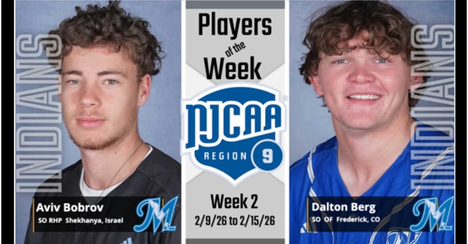 MCC’s Bobrov, Berg earn POW honors