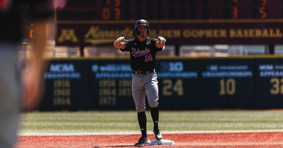 No. 24 Huskers Clinch Road Sweep in Saturday Slugfest