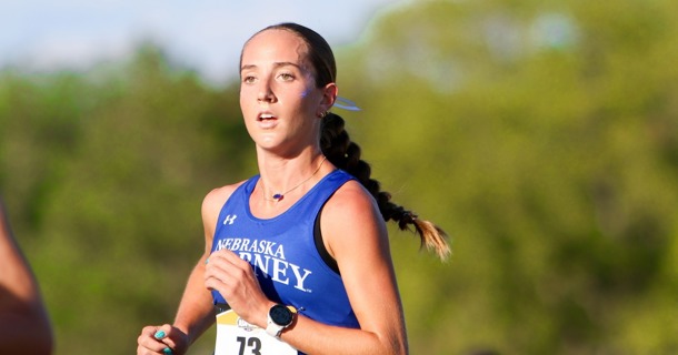 Kassidy Stuckey and her Loper teammates begin the 2026 cross country season Saturday at the Greeno/Dirksen Invitational in Lincoln. (Photo by Jay Slagle, Prep Running Nerd)