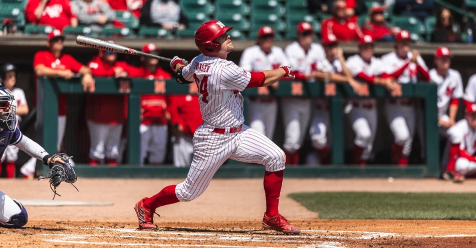 Husker Baseball Sweeps DH vs Northwestern Saturday