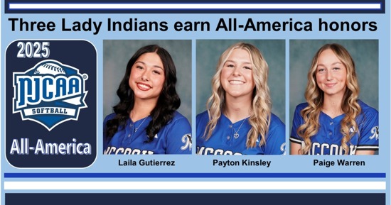 Three Lady Indians picked for NJCAA All-America teams