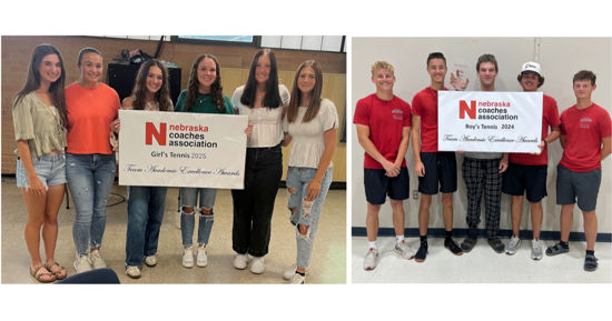 McCook Girls and Boys Tennis Team Earn Academic Excellence Award
