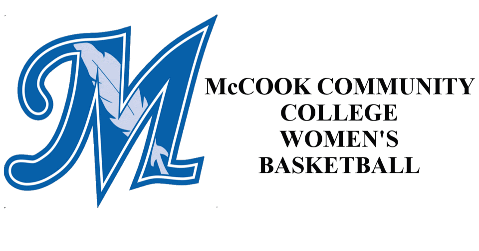 McCook Community College Logo on the left with the words McCook community college basketball womens on the right