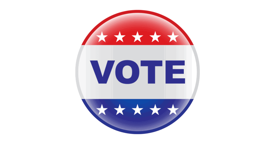 Vote button logo.
