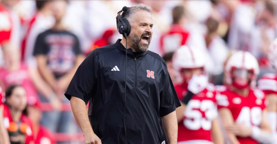 Nebraska Head Football Coach Matt Rhule 