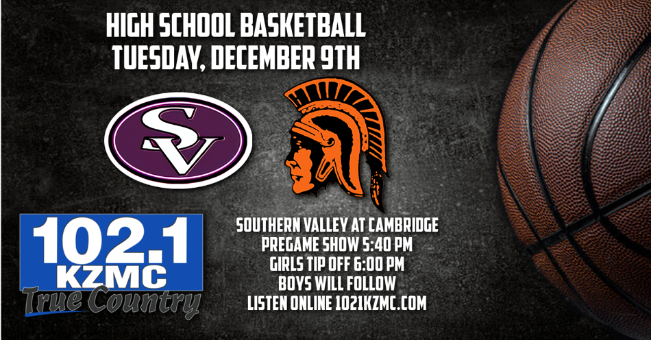2025-12-09T17:40|Cambridge Vs Southern Valley|HS Basketball - Girls|KZMC