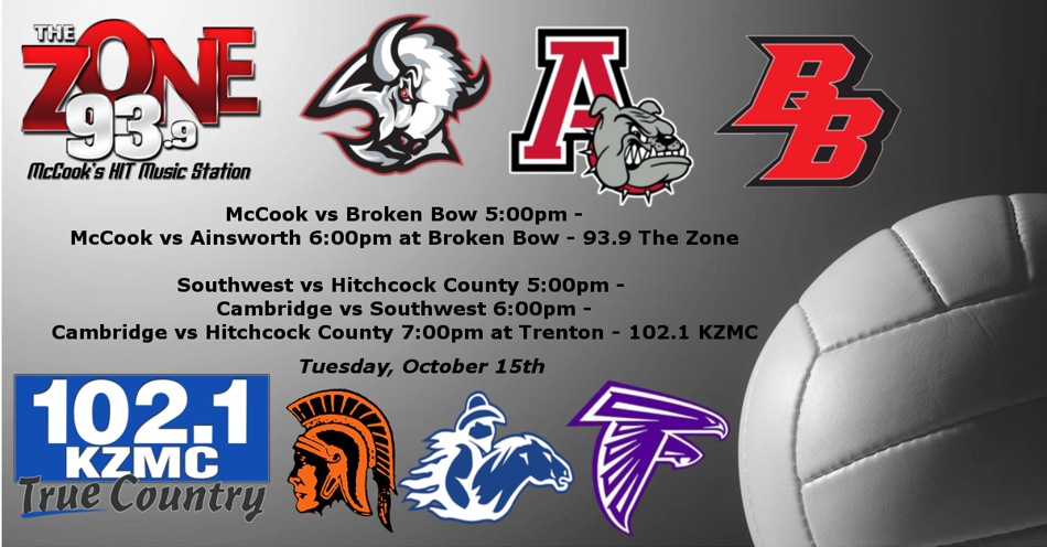 2024-10-15T16:50|Broken Bow - Indians  Vs McCook High School - Bison|HS Volleyball|KSWN