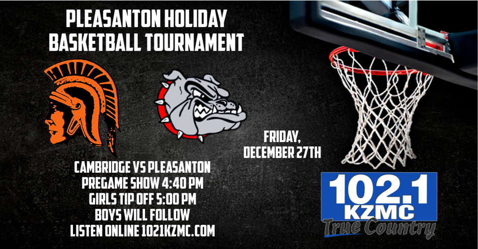 2024-12-27T16:40|Pleasanton - Bulldogs  Vs Cambridge - Trojans|HS Basketball - Girls|KZMC