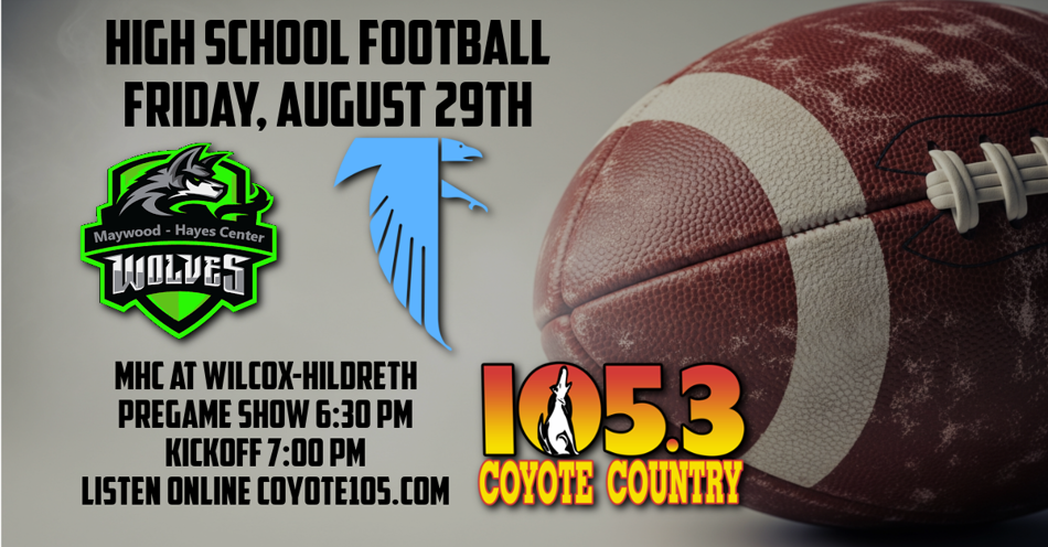 2025-08-29T18:30|Wilcox-Hildreth Vs Maywood-Hayes Center|HS Football|KIOD