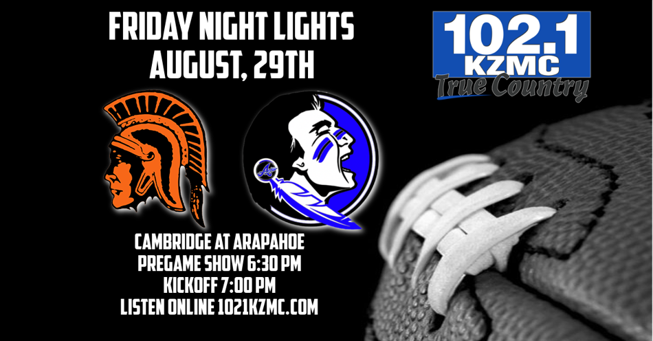 2025-08-29T18:30|Arapahoe Vs Cambridge|HS Football|KZMC