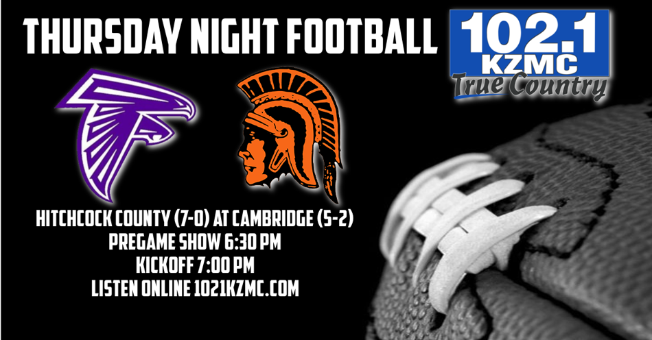 2025-10-16T18:30|Cambridge Vs Hitchcock County|HS Football|KZMC