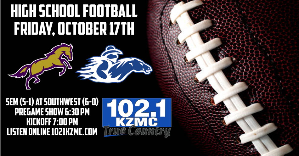 2025-10-17T18:30|Southwest Vs Sumner-Eddyville-Miller |HS Football|KZMC