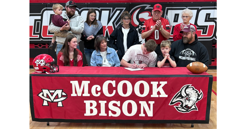 McCook High Football Standout Miles Pollman Signs With Morningside
