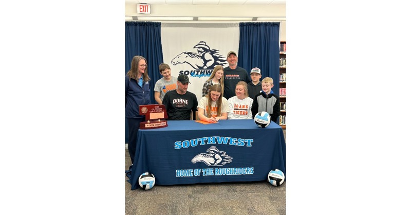 Former Southwest Volleyball Standout Atleigh Nelms Signs With Doane